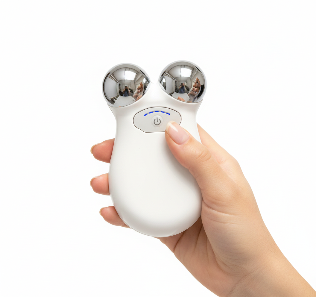 Microcurrent Facial Toning - Hand Detail