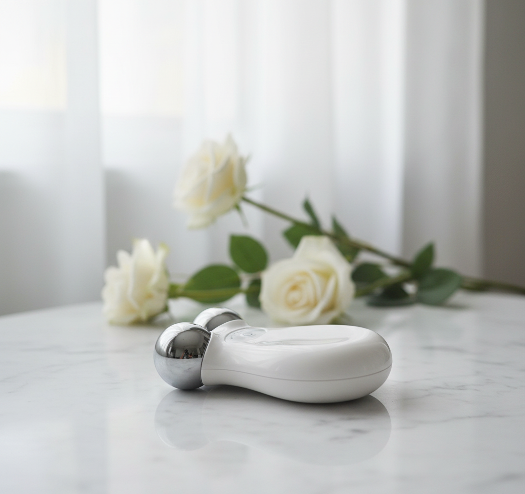 Microcurrent Facial Toning - Laying Down