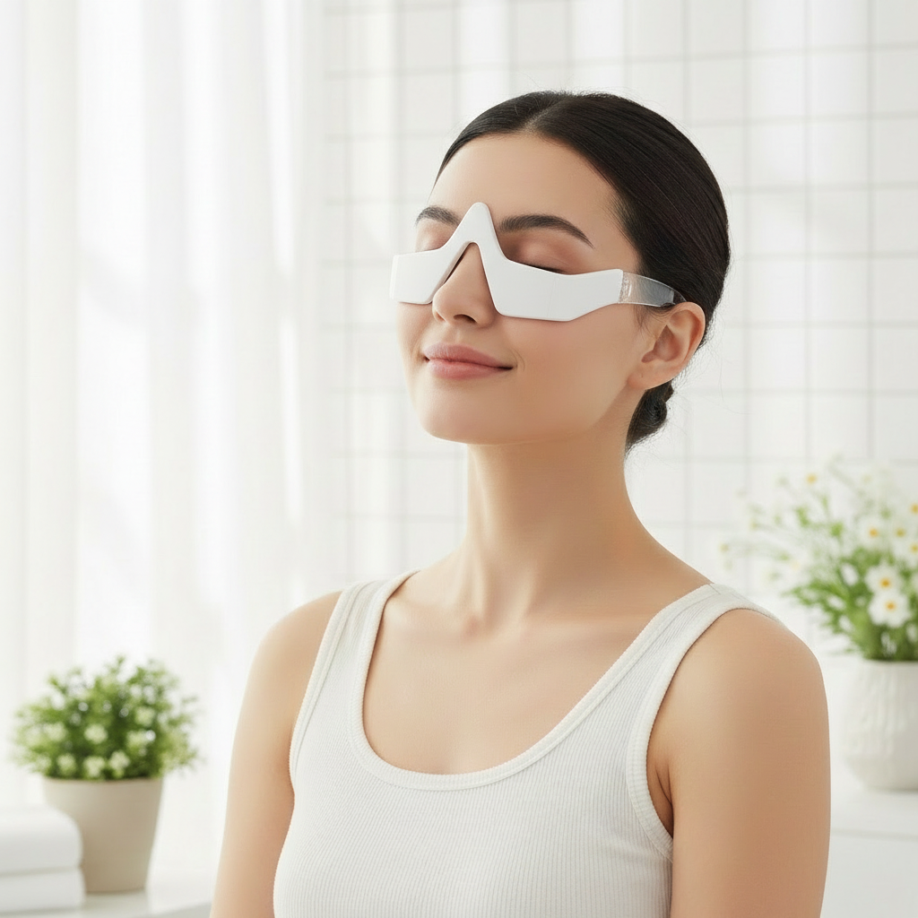 Under-Eye Red Light Therapy - Clear Arms Final